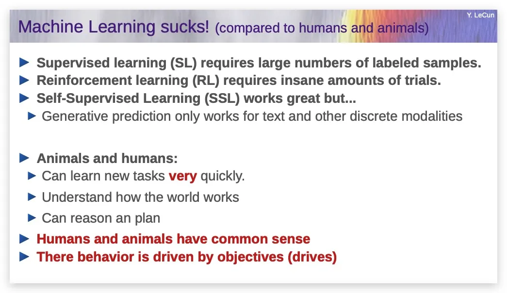 杨立昆哈佛大学演讲：生成式大模型很糟糕，我们需要目标驱动的AI