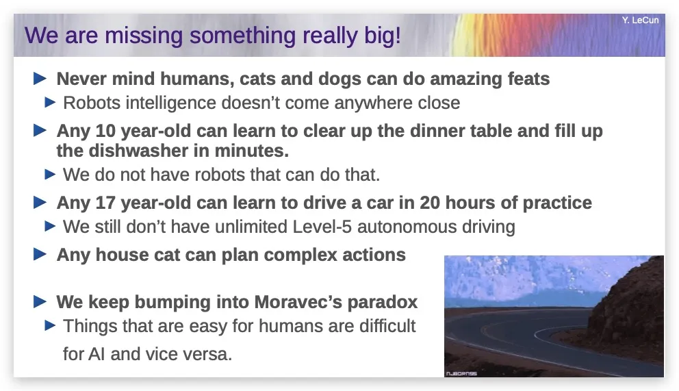 杨立昆哈佛大学演讲：生成式大模型很糟糕，我们需要目标驱动的AI